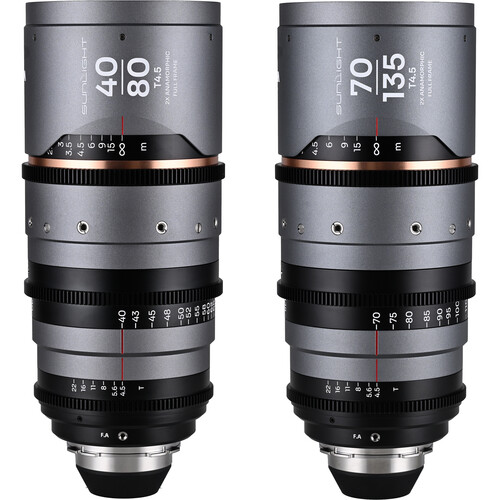 Venus Optics Laowa Sunlight 2x Anamorphic Zoom 2-Lens Bundle (ARRI PL Amber)