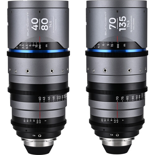 Venus Optics Laowa Sunlight 2x Anamorphic Zoom 2-Lens Bundle (ARRI PL Blue)