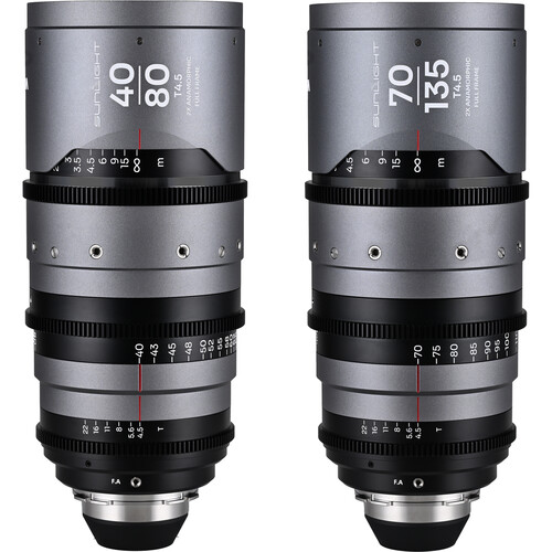 Venus Optics Laowa Sunlight 2x Anamorphic Zoom 2-Lens Bundle (ARRI PL Clear)