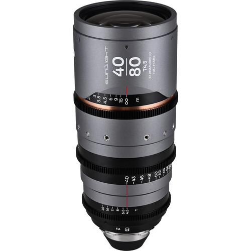 Venus Optics Laowa Sunlight 40-80mm T4.5 2x FF Anamorphic Zoom (ARRI PL Amber)