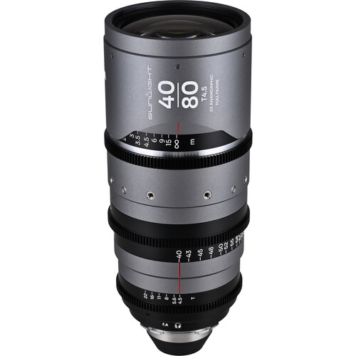 Venus Optics Laowa Sunlight 40-80mm T4.5 2x FF Anamorphic Zoom (ARRI PL Silver)