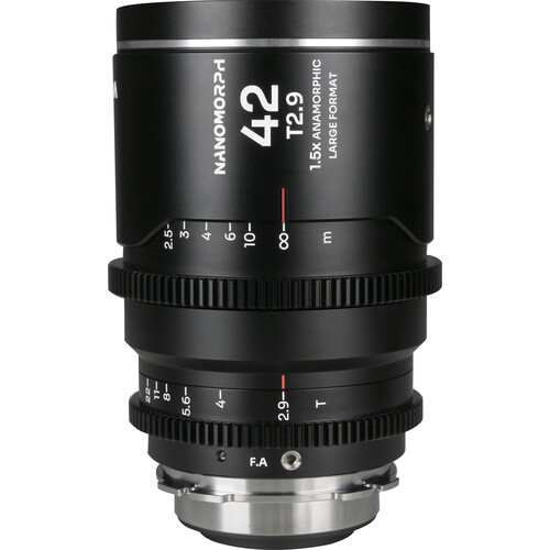 Venus Optics Laowa Nanomorph 42mm T2.9 LF Anamorphic Lens (ARRI PL & Canon EF Silver Flare)