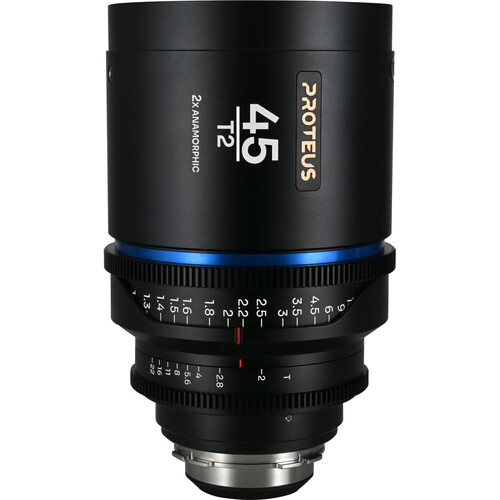 Venus Optics Laowa Proteus 2x Anamorphic 45mm T2 Lens (PL/EF Feet Blue Flare)
