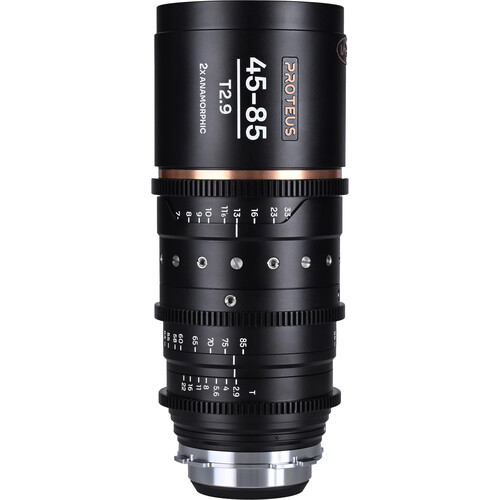 Venus Optics Laowa Proteus 45-85mm T2.9 2x S35 Anamorphic Zoom (ARRI PL Feet Amber Flare)