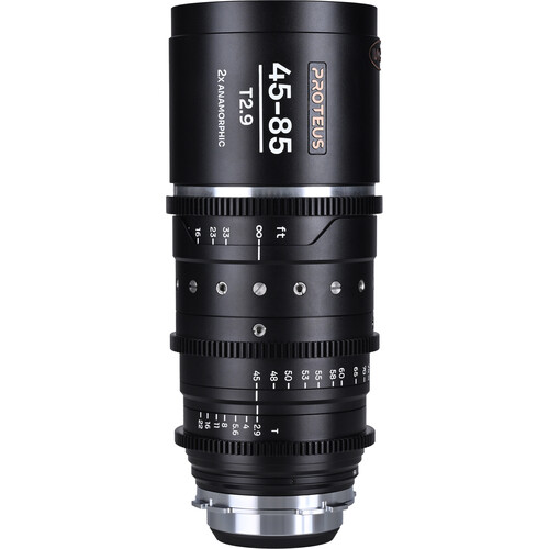 Venus Optics Laowa Proteus 45-85mm T2.9 2x S35 Anamorphic Zoom (ARRI PL Feet Silver Flare)