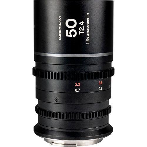 Venus Optics Laowa Nanomorph 50mm T2.4 1.5x S35 Anamorphic Lens (Canon RF Silver Flare)