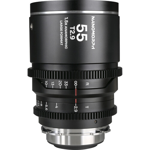 Venus Optics Laowa Nanomorph 55mm T2.9 1.5x LF Anamorphic Lens (ARRI PL & Canon EF Silver Flare)