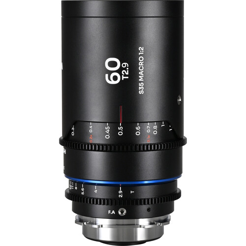 Venus Optics Laowa Nanomorph 60mm T2.9 1.5x Macro 1:2 Anamorphic Lens (ARRI PL & Canon EF Blue Flare)