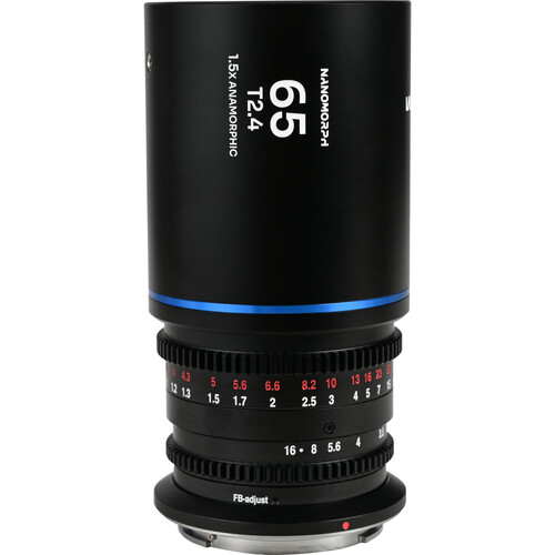 Venus Optics Laowa Nanomorph 65mm T2.4 1.5x S35 Anamorphic Lens (DJI DL Blue Flare)