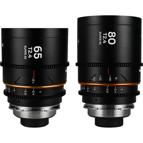 Venus Optics Laowa Nanomorph S35 Anamorphic Prime 2-Lens Kit (Canon RF Amber Flare)