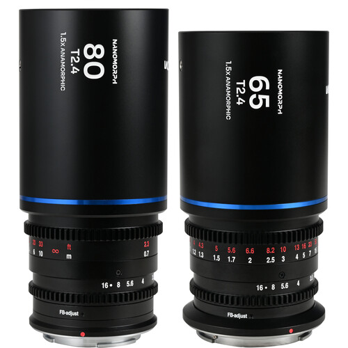 Venus Optics Laowa Nanomorph S35 Anamorphic Prime 2-Lens Kit (Canon RF Blue Flare)