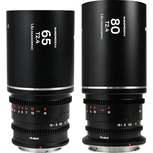 Venus Optics Laowa Nanomorph S35 Anamorphic Prime 2-Lens Kit (Canon RF Silver Flare)
