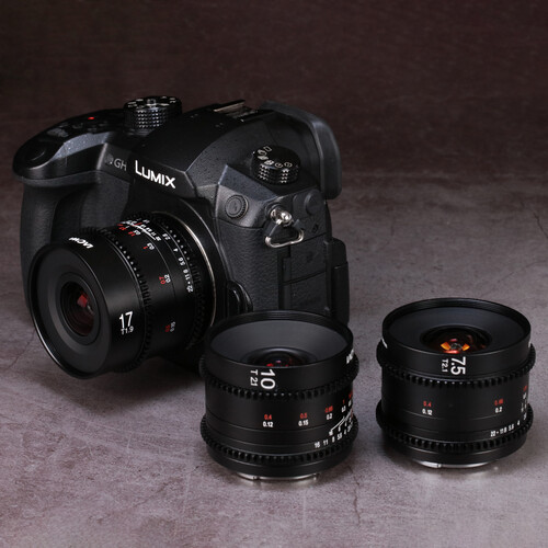 Venus Optics Laowa MFT Cine Prime 3-Lens Wide Bundle (MFT Feet/Meters)