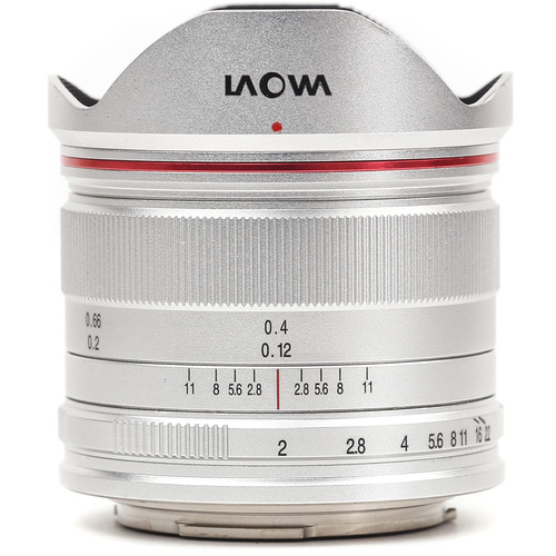 Venus Optics Laowa 7.5mm f/2 MFT Lens for Micro Four Thirds (Ultralight Version Silver)