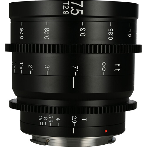 Venus Optics Laowa Zero-D S35 7.5mm T/2.9 Cine Lens (Canon RF Feet/Meters)
