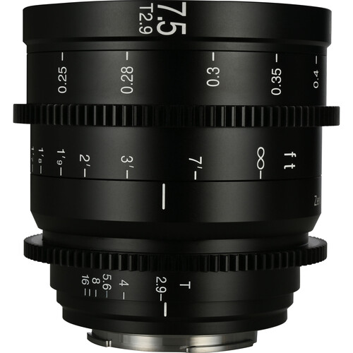 Venus Optics Laowa Zero-D S35 7.5mm T/2.9 Cine Lens (Sony E Feet/Meters)