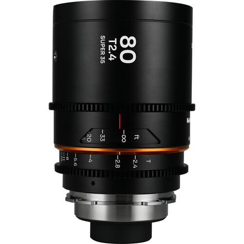 Venus Optics Laowa Nanomorph 80mm T2.4 1.5x S35 Anamorphic Lens (Nikon Z Amber Flare)