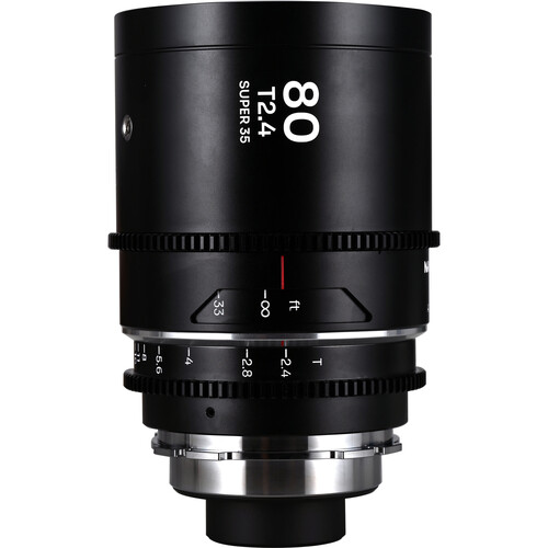 Venus Optics Laowa Nanomorph 80mm T2.4 1.5x S35 Anamorphic Lens (ARRI PL & Canon EF Silver Flare)