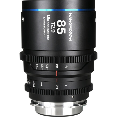 Venus Optics Laowa Nanomorph 85mm T2.9 1.5x LF Anamorphic Lens (ARRI PL & Canon EF Blue Flare)