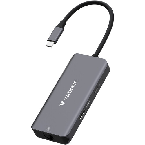 Verbatim Essentials 6-Port USB-C 3.2 Gen 1 Hub with RJ45