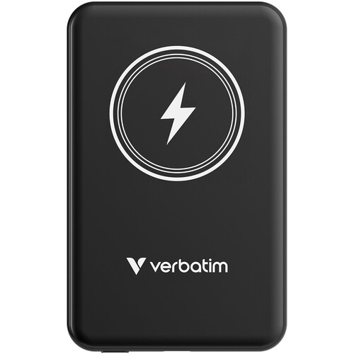 Verbatim Charge 'n' Go Magnetic Wireless Power Bank (5000 Black)