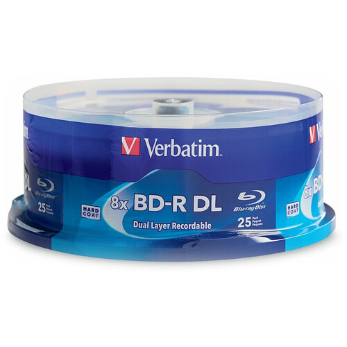 Verbatim BD-R Blu-ray DL 50GB 8x with Br