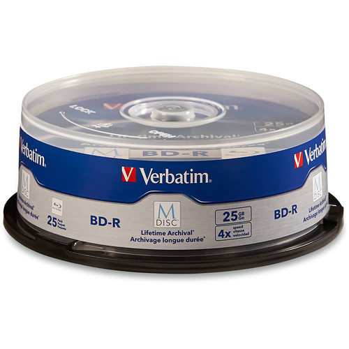 Verbatim 25GB BD-R 4x M DISC with Brande