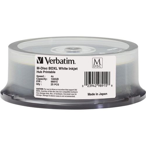 Verbatim M-DISC BDXL 100GB 4x White Inkj