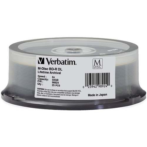 VERBATIM 98924 M-DISC BD-R DL 50GB 6X WI