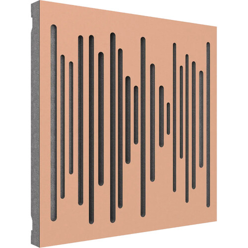 Vicoustic Wavewood Diffuser Ultra MKII Acoustic Panel (Metallic Copper with Gray Channels 3-Pack)
