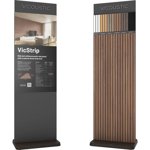 Vicoustic VicStrip Sample Finish Display (78.7 x 23.4