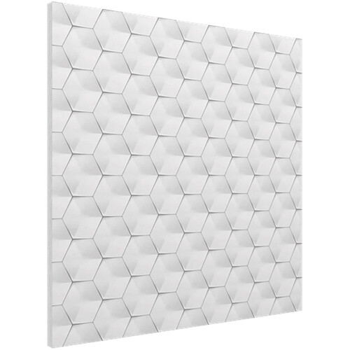 Vicoustic Wall/Ceiling Flat Panel VMT with Pattern 3D4 Off-White (23.43 x 23.43 x 0.787