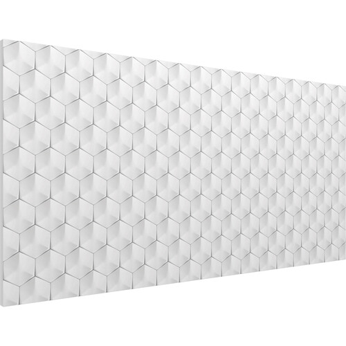 Vicoustic Wall/Ceiling Flat Panel VMT with Pattern 3D4 Off-White (46.85 x 23.43 x 0.787