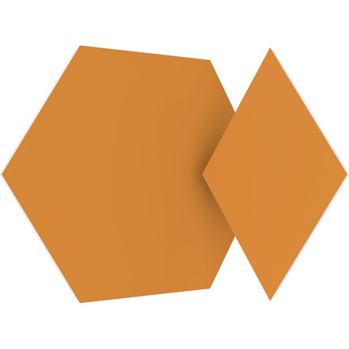 Vicoustic Vixagon Mini VMT Acoustic Panels (Pumpkin Orange 36-Pack)