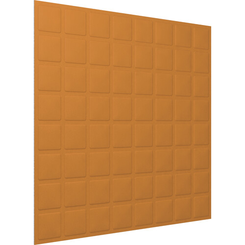 Vicoustic VicWallpaper VMT Square 8 (Pumpkin Orange 23.43 x 23.43 x 0.39