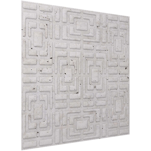 Vicoustic VicWallpaper VMT Acoustic Wallpaper Symmetric (Concrete 1 23.43 x 23.43 x 0.39