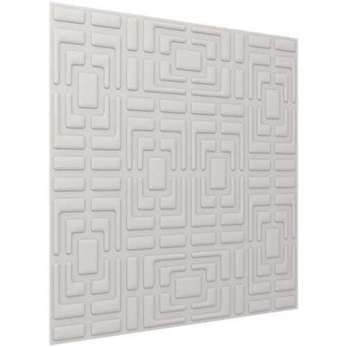 Vicoustic VicWallpaper VMT Acoustic Wallpaper Symmetric (Light Gray 23.43 x 23.43 x 0.39