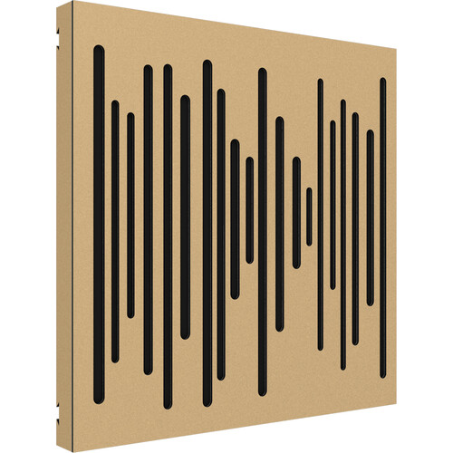 Vicoustic VicPattern Ultra Wavewood Acoustic Panel (Metallic Gold 3-Pack)