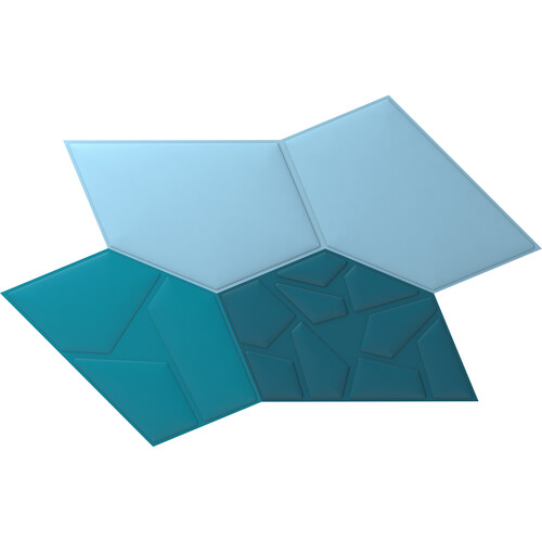 Vicoustic GEN_VMT PENRAY 02 Tiles Acoustic Panels (Biondi Blue12-Pack)