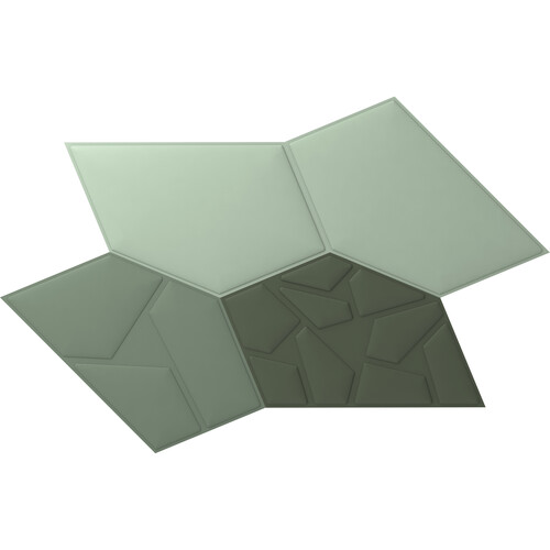 Vicoustic GEN_VMT PENRAY 02 Tiles Acoustic Panels (Moss Green12-Pack)
