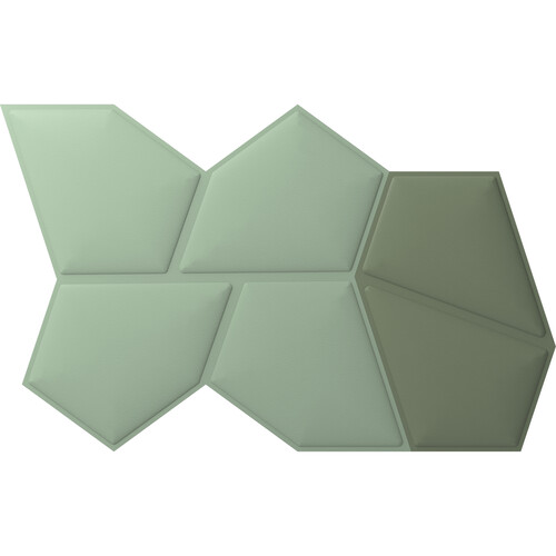 Vicoustic GEN_VMT PENRAY 01 Acoustic Tiles (Moss Green12-Pack)