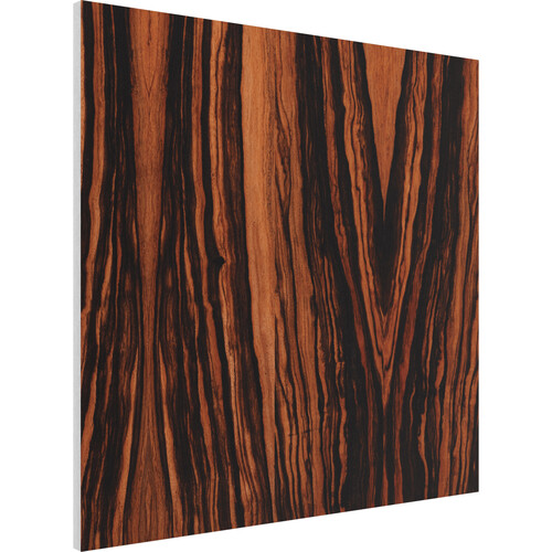 Vicoustic Flat Panel VMT Wall and Ceiling Acoustic Tile Natural Woods FR (Ebony 23.4 x 23.4 x 0.78