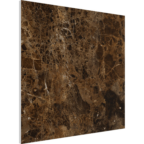 Vicoustic Flat Panel VMT Wall and Ceiling Acoustic Tile Natural Stones FR (Emperador Dark 23.4 x 23.4 x 0.78