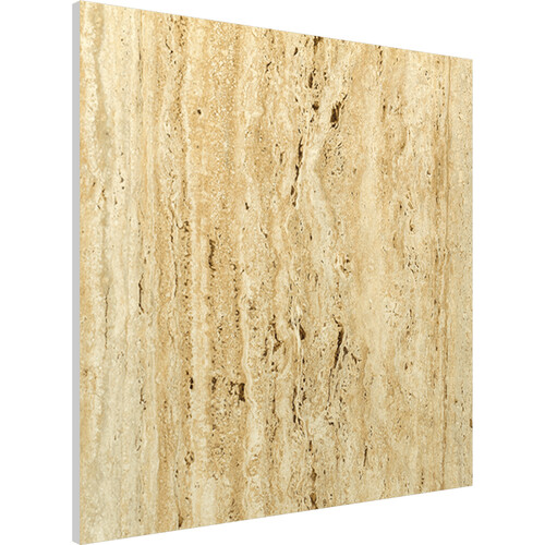 Vicoustic Flat Panel VMT Wall and Ceiling Acoustic Tile Natural Stones (Travertino Classico 23.4 x 23.4 x 0.78