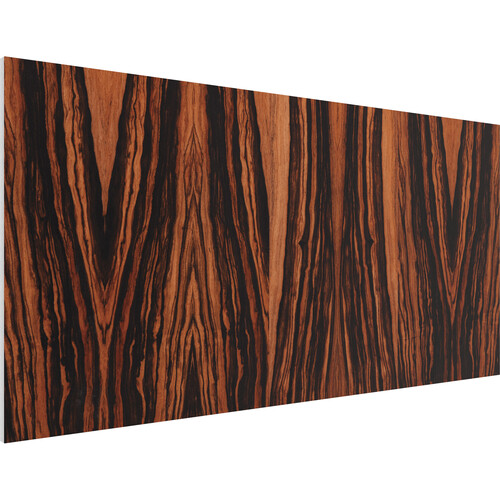 Vicoustic Flat Panel VMT Wall and Ceiling Acoustic Tile Natural Woods (Ebony 46.9 x 23.4 x 0.78