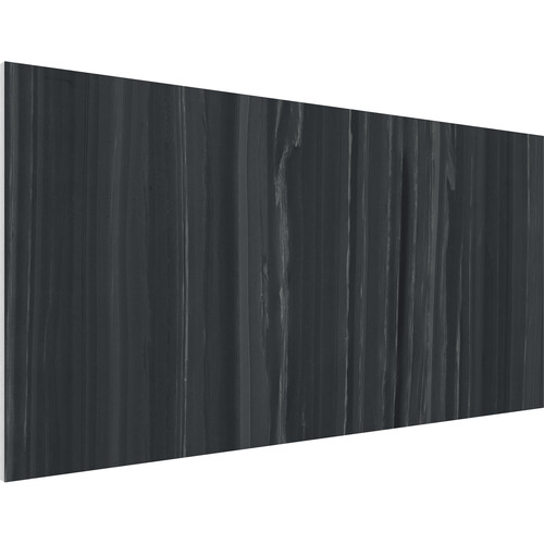 Vicoustic Flat Panel VMT Wall and Ceiling Acoustic Tile Natural Stones (Hematite Black 46.9 x 23.4 x 0.78