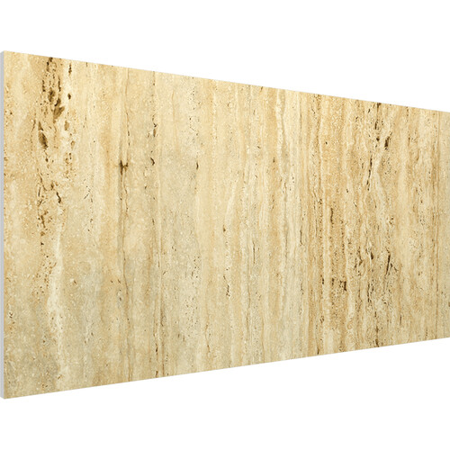 Vicoustic Flat Panel VMT Wall and Ceiling Acoustic Tile Natural Stones (Travertino Classico 23.4 x 23.4 x 0.78