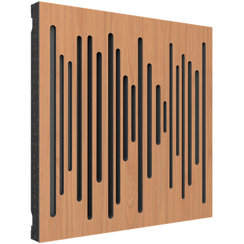 Vicoustic Wavewood Diffuser Ultra MKII Acoustic Panel (Locarno Cherry 3-Pack)