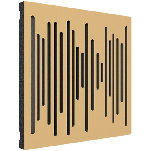 Vicoustic Wavewood Diffuser Ultra MKII Acoustic Panel (Metallic Gold 3-Pack)