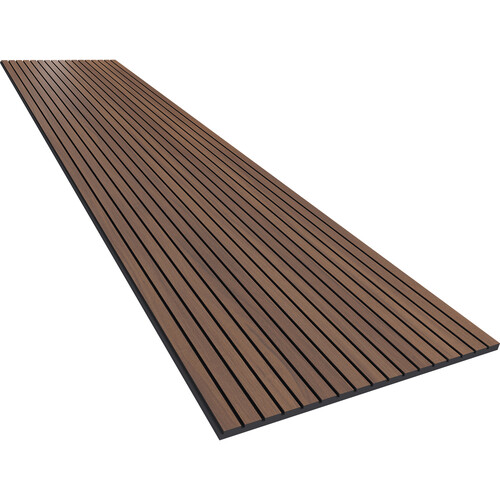 Vicoustic VicStrip Acoustic Panel (Natural Walnut 106.3 x 23.4 x 0.47